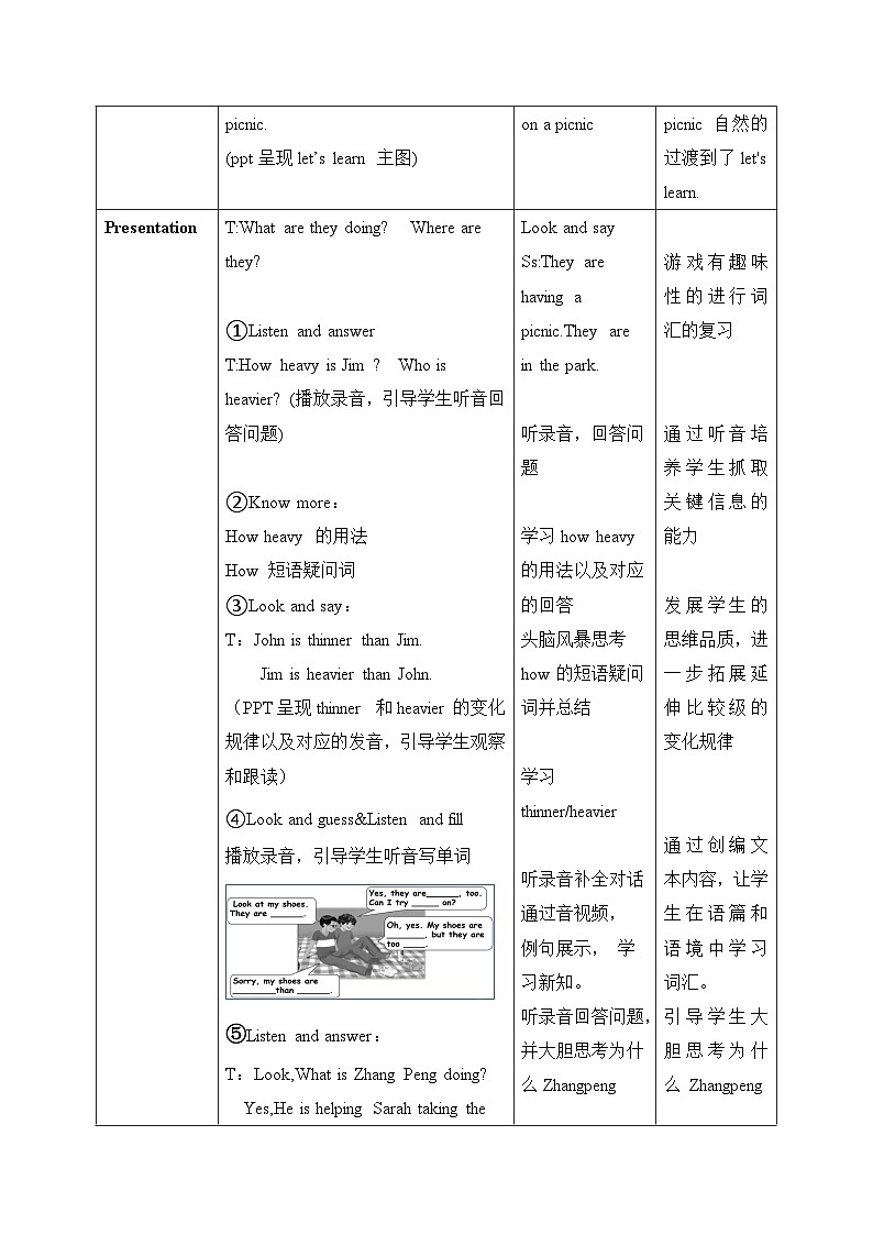 【核心素养-精品公开课】PEP版小学英语六年级下册 《Unit 1 How tall are you PB Let's learn》教案（含板书+反思）第2页
