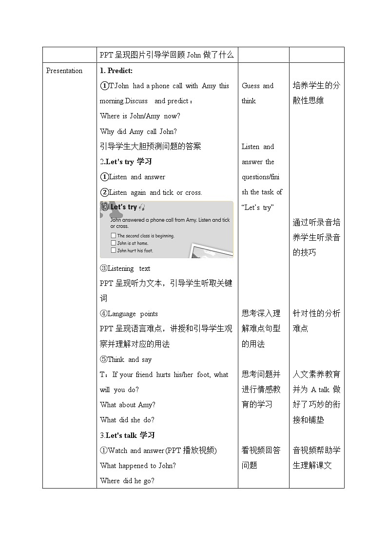 【核心素养-精品公开课】PEP版小学英语六年级下册 《Unit3 Where did you go  PA  Let's talk》教案（含板书+反思）第2页