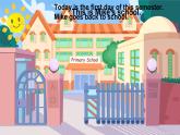 2024-2025学年第二学期PEP人教版小学英语四年级下册Unit 1P1 Mike's school 课件