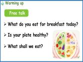 Unit 4 Healthy food Part B Read and write（课件+素材）-2024-2025学年人教PEP版（2024）英语三年级下册