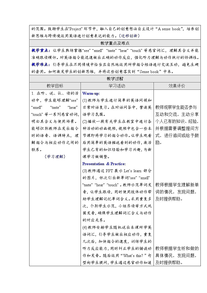 Unit 3 Learning better Part B（Let’s learn ）& Pact C Project（教案）-2024-2025学年人教PEP版（2024）英语三年级下册第2页