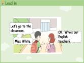 2025年春人教三年级英语上册 Unit 1 Meeting new people Part A 第2课时 Let's learn & Listen and chant（课件）
