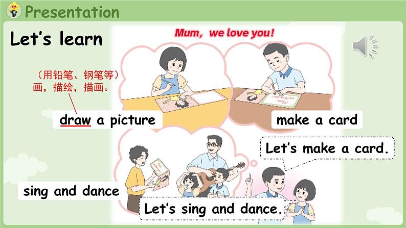 2025年春人教三年级英语上册 Unit 2 Expressing yourself Part B 第5课时 Let's learn & Listen and chant（课件）第3页