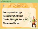 2025年春人教三年级英语上册 Unit 4 Healthy food Part C 第7课时 Project（课件）
