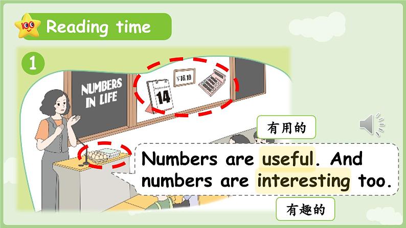 2025年春人教三年级英语上册 Unit 6 Numbers in life Part B 第8课时 Reading time（课件）第6页