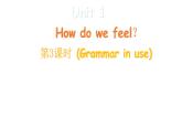 小学英语新沪教牛津版三年级上册Unit 1 How do we feel 第3课时（Grammar in use）教学课件2024秋