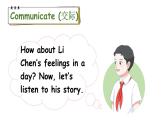 小学英语新沪教牛津版三年级上册Unit 1 How do we feel 第4课时（Communicate）教学课件2024秋