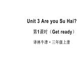 小學(xué)英語(yǔ)新譯林版三年級(jí)上冊(cè)Unit 3 第1課時(shí)（Get ready）教學(xué)課件2024秋