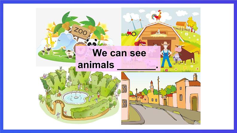 沪教牛津版（五四制）英语三下module 2 unit 1《animals period 1 animals in the zoo》课件第3页