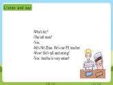 辽师大版（三起）英语四下Unit3《He 's our  PE  teacher》课件