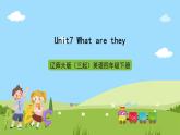辽师大版（三起）英语四下Unit7《What  are  they》课件