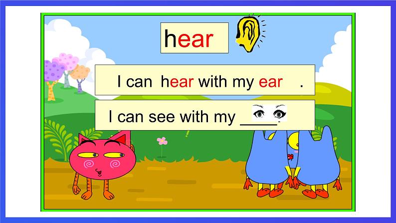 沪教牛津版（五四制）英语一下Module 1 Using my five senses Unit 2《Listen and hear Period 1》课件第5页