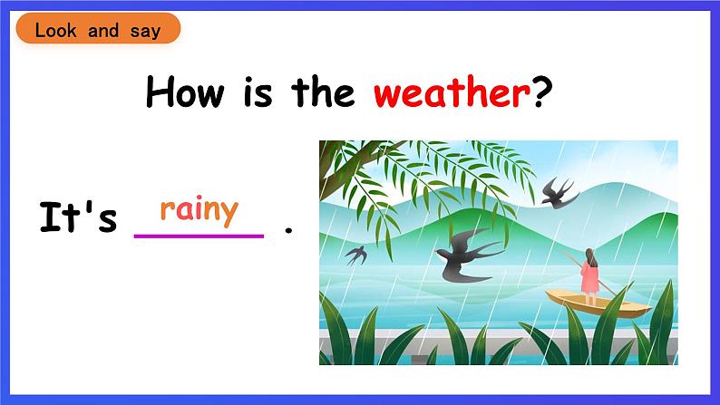 沪教牛津版（五四制）英语一下Module 3 Things around us Unit 2《Weather Period 2》课件第3页