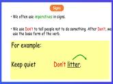 香港朗文版英语四年级下册 Chapter2《《Rules in fun places》语法课件