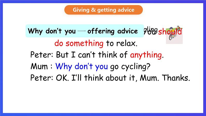 香港朗文版英语六年级下册 Chapter3《Getting advice》语法课件第8页