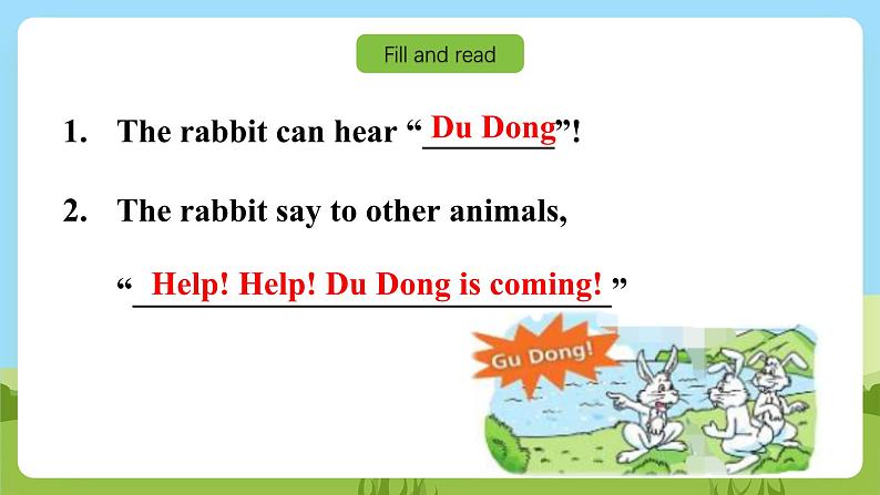 沪教牛津版（六三制一起）英语三下 Unit 3《Sounds》Enjoy a story Learn the sounds课件第8页