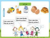 沪教牛津版（六三制一起）英语三下 Unit 6《Food and Drinks》say and act 课件+教案+分层练习+素材