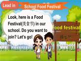 Unit 1 Meeting new people Part  C Project Make a poster for the food festival 第5课时（课件+素材）-2024-2025学年人教PEP版（2024）英语三年级下册