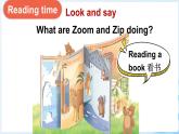Unit 1 Meeting new people Part  C Reading time 第6课时（课件+素材）-2024-2025学年人教PEP版（2024）英语三年级下册
