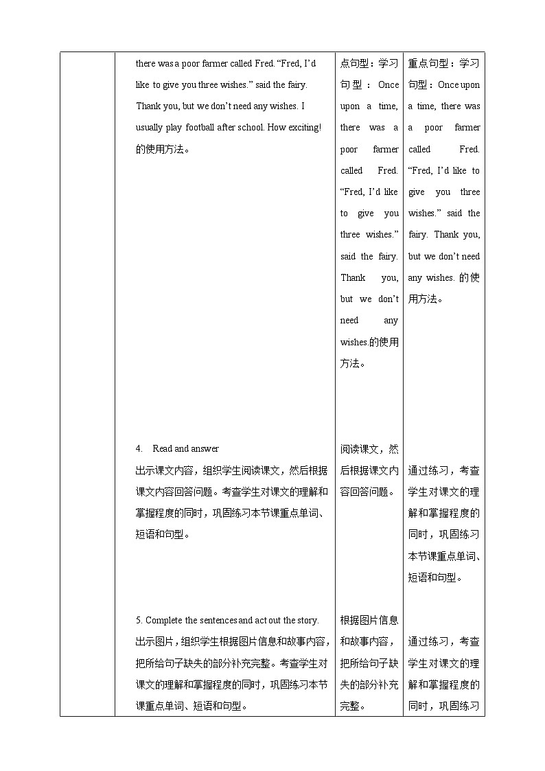 沪教牛津版（六三制一起）英语六下 Unit 2《Changes in our》lives Read a story Learn the sounds 教案第3页