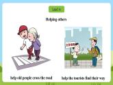 沪教牛津版（六三制一起）英语六下 Unit 7《Helping others》Listen and say 课件+教案+分层作业+素材