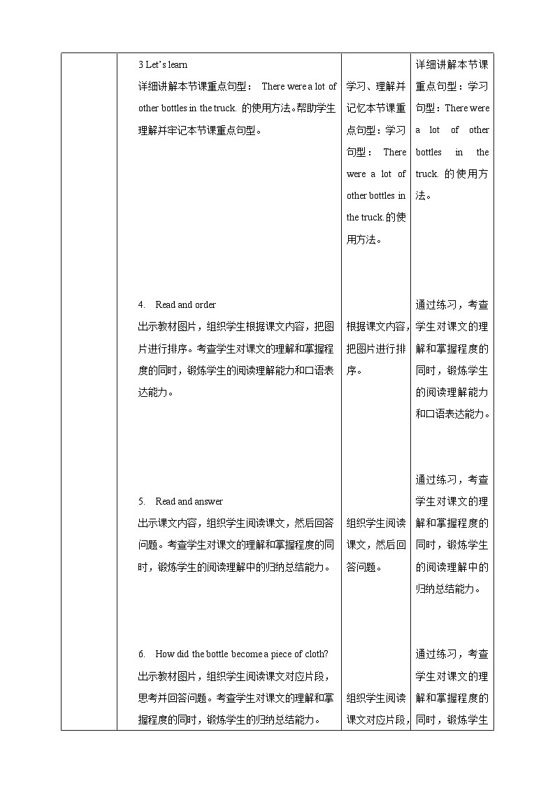 沪教牛津版（六三制一起）英语六下 Unit 9《Reusing things》Look and read Learn the sounds 教案第3页