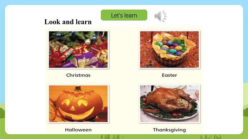 沪教牛津版（六三制一起）英语六下 Unit 11《Western festivals》 Look and learn Make and say 课件第6页