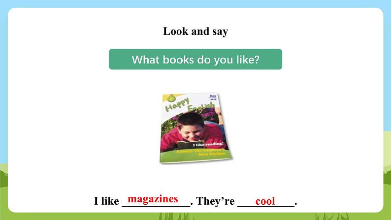 沪教牛津版（六三制一起）英语五下 Unit 4《Reading is fun》Look and read Learn the sounds 课件第5页