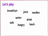 Unit 2  Good food，good health Lesson 4 Three meals a day（课件）-2024-2025学年冀教版（三起）（2024）英语三年级下册