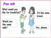 Unit 2  Good food，good health Lesson 4 Three meals a day（课件）-2024-2025学年冀教版（三起）（2024）英语三年级下册