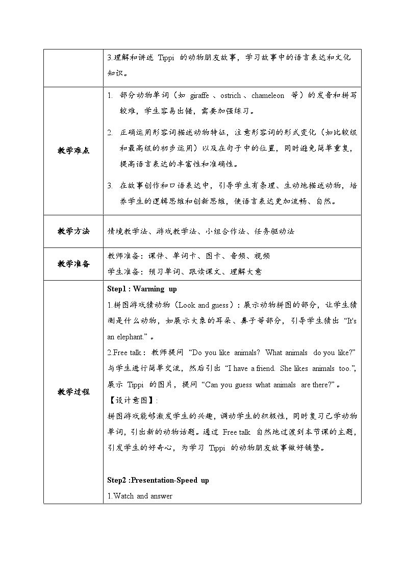 Unit1 第2课时Speed up & Fuel up(教学设计)第2页