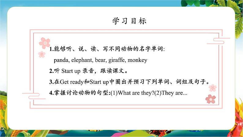 Unit 1 Animal friends Get ready & Start Up（教学课件）第2页