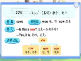 Unit 5 animal 单词讲解（课件）-2024-2025学年人教精通版（三起）（2024）英语三年级下册