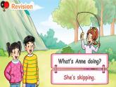 Unit 6 What's Anne doing？ Part C-D（課件+素材）-2024-2025學(xué)年湘少版（三起）英語四年級(jí)下冊(cè)