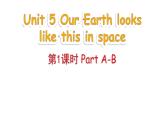 Unit 5 Our Earth looks like this in space Part A-B（课件+素材）-2024-2025学年湘少版（三起）英语六年级下册