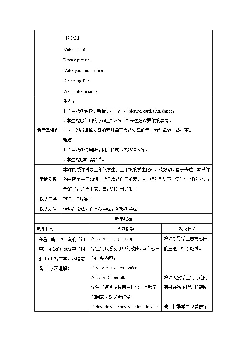 Unit 2 第5课时（教学设计）Part B Let's learn&Listen and chant第2页