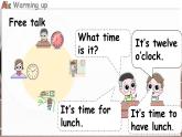 Unit 5 What time is it？第4课时 Hit it big&Wrap up（课件+素材）-2024-2025学年外研版（三起）（2024）英语三年级下册