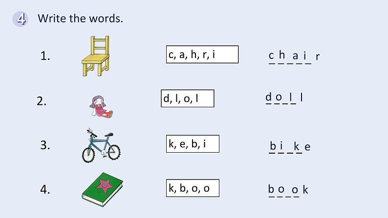 unit1-4复习（课件）剑桥国际少儿英语 Kid's box 第一册第8页