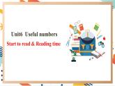 人教pep版英语三年级上册Unit6 Useful numbers Part B Start to read & C Project课件+素材