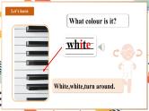 人教pep版英语三年级上册Unit5 The colourful world Part B Let's learn 课件+单元整体设计+素材