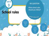 Unit3 School rules lead-in & cartoon time（課件）-2024-2025學(xué)年譯林版（三起）（2024）英語三年級下冊