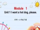 Module 1（Unit 1 I want a hot dog,please）（课件）