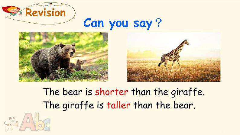 Unit 1 How tall are you Part A Let’s try & Let’s talk（课件）第3页