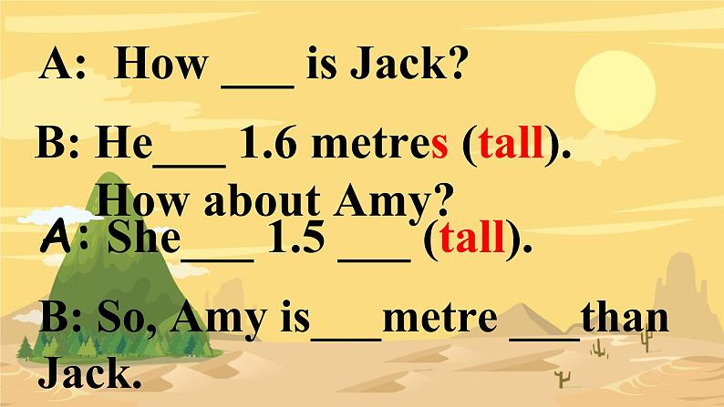 Unit 1 How tall are you Part A let's talk（课件）第5页