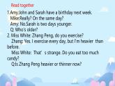 Unit 1 How tall are you ？Part C Let's check & Story time（課件）人教PEP版英語六年級下冊