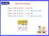 教科版(广州)英语二年级下册 Unit 1《 I go to school by bus period5》 课件