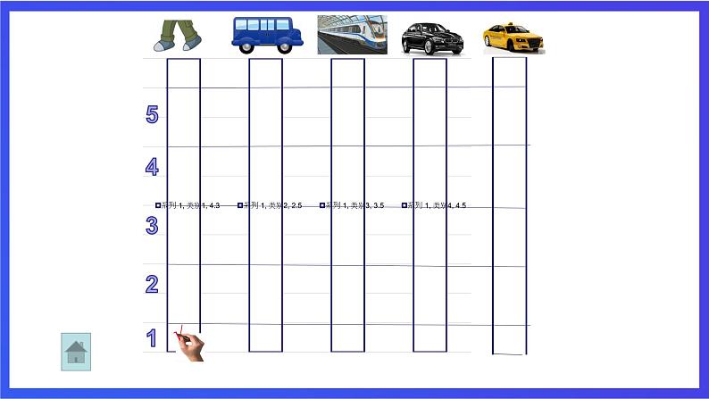 教科版(广州)英语二年级下册 Unit 1《 I go to school by bus period5》 课件第5页