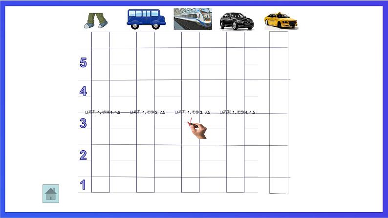 教科版(广州)英语二年级下册 Unit 1《 I go to school by bus period5》 课件第7页