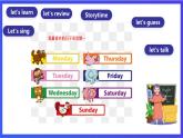 教科版(广州)英语二年级下册 Unit 4  《My  favourite day  is Monday》  课件
