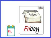 教科版(广州)英语二年级下册 Unit 4《 My favourite day is Monday Period2》 课件